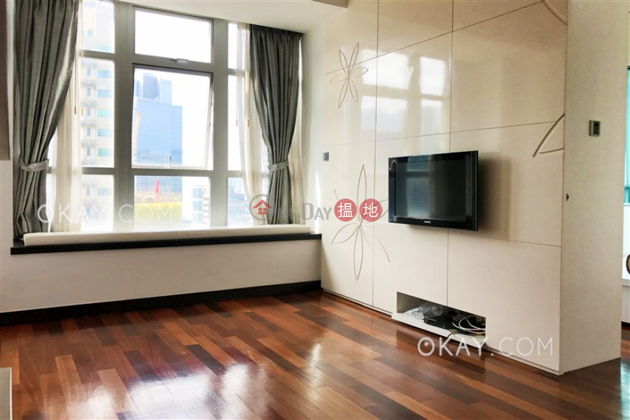 Generous 1 bed on high floor with sea views & balcony | Rental | J Residence 嘉薈軒 Rental Listings