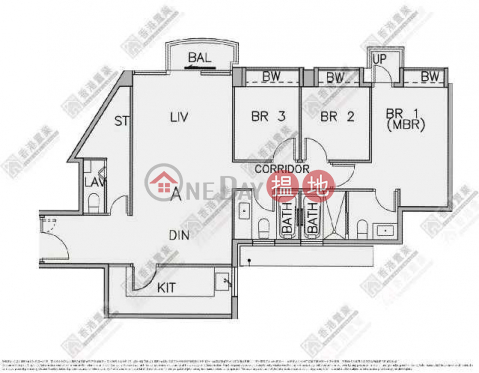 3-Bed, 2-Bath with Balcony & Open View, Grand Austin Tower 3 Grand Austin 3座 | Yau Tsim Mong (A4555597)_0