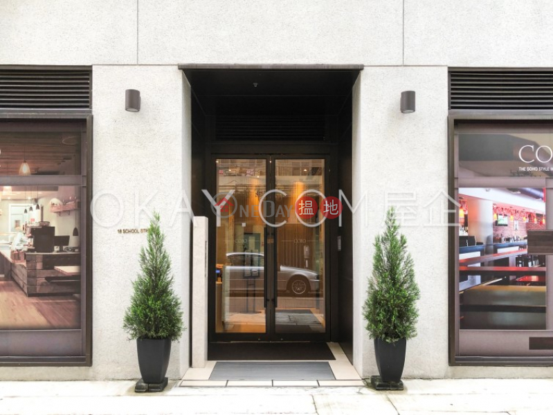 Charming 1 bed on high floor with sea views & balcony | Rental, 18 School Street | Wan Chai District Hong Kong | Rental | HK$ 25,000/ month