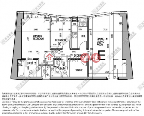 君臨天下兩房一套一書房, 君臨天下1座 The Harbourside Tower 1 | 油尖旺 (ISAAC-387673098)_0