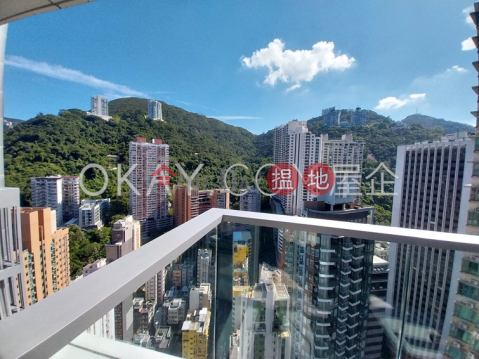 Tasteful 1 bedroom on high floor with balcony | Rental | One Wan Chai 壹環 _0