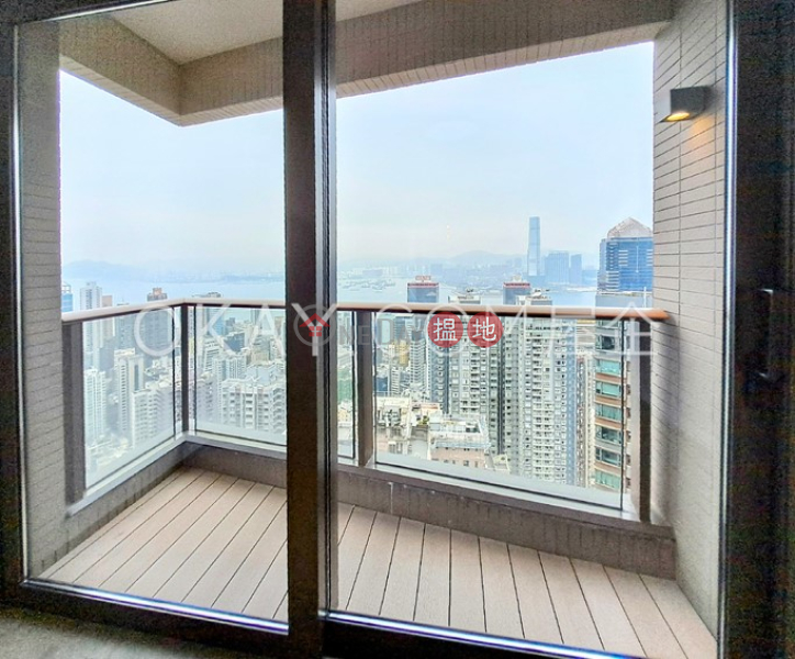 2房2廁,極高層,星級會所,露台殷然出租單位100堅道 | 西區-香港|出租-HK$ 75,000/ 月