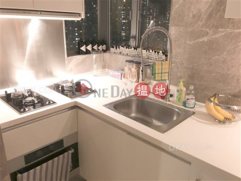 Nicely kept 1 bedroom on high floor with balcony | Rental | One Pacific Heights 盈峰一號 _0