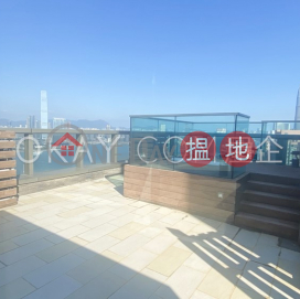 Unique 3 bedroom on high floor with sea views & rooftop | Rental | SOHO 189 西浦 _0