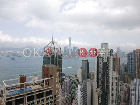 Elegant 2 bed on high floor with sea views & balcony | Rental | Island Crest Tower 1 縉城峰1座 _0