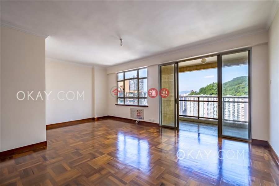 Efficient 3 bed on high floor with balcony & parking | For Sale, 1-4 Chun Fai Terrace | Wan Chai District, Hong Kong, Sales HK$ 38M