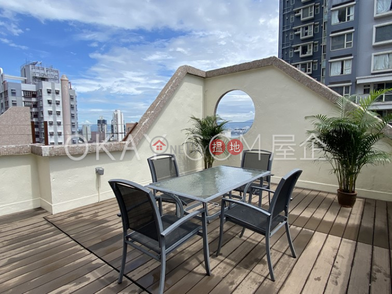 Charming 1 bed on high floor with sea views & rooftop | Rental | Grandview Garden 雍翠臺 Rental Listings