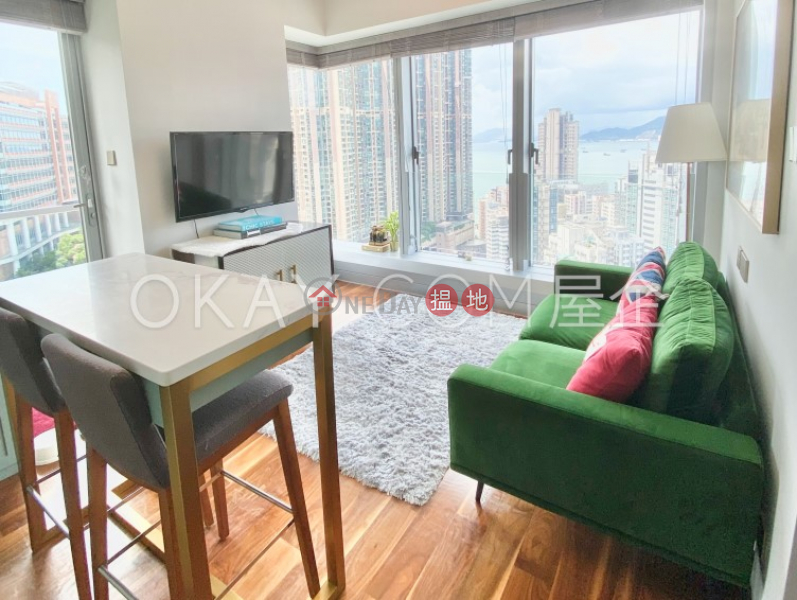 Popular 1 bedroom on high floor with balcony | For Sale 100 Hill Road | Western District | Hong Kong, Sales HK$ 10.6M