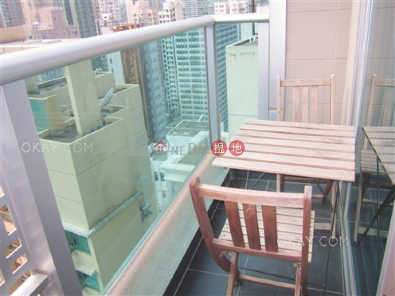HK$ 27,000/ month | J Residence Wan Chai District | Generous 1 bedroom on high floor with balcony | Rental