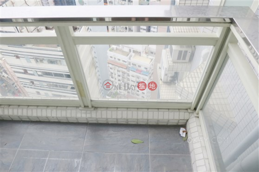 HK$ 21M | Centrestage Central District | Unique 3 bed on high floor with harbour views & balcony | For Sale