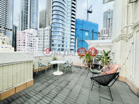 Stylish 2 bed on high floor with sea views & rooftop | For Sale | Bellevue Place 御林豪庭 _0