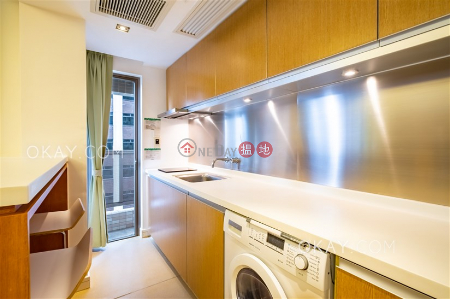 Lovely high floor with balcony | Rental, GardenEast 皇后大道東222號 Rental Listings | Wan Chai District (OKAY-R383464)