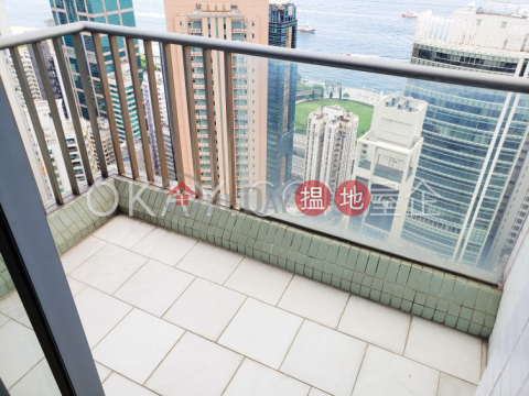 Popular 3 bedroom on high floor with balcony | Rental | One Pacific Heights 盈峰一號 _0