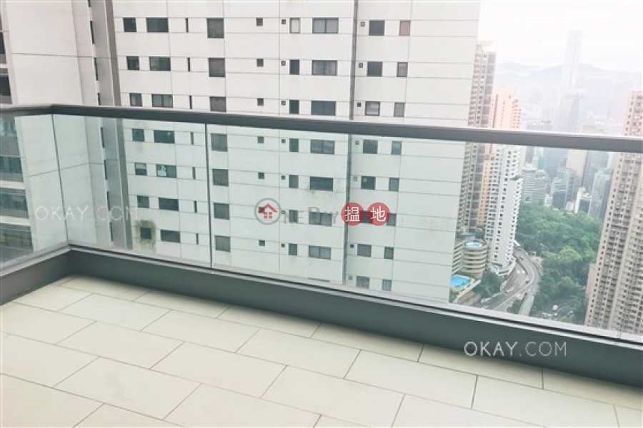 HK$ 129,000/ month | Branksome Grande | Central District | Lovely 3 bedroom with balcony & parking | Rental