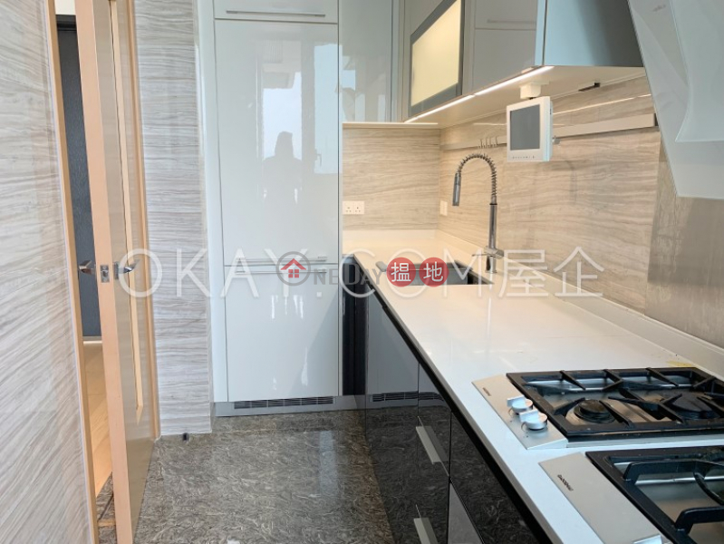 HK$ 34,000/ month, Upton Western District Tasteful 1 bedroom with harbour views & balcony | Rental