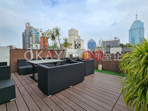 Lovely 2 bedroom on high floor with rooftop | Rental | Caine Mansion 堅都大廈 _0