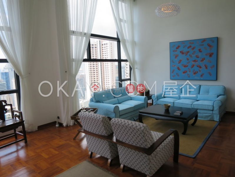 Stylish 3 bedroom with harbour views & parking | Rental | 9 Old Peak Road | Central District Hong Kong Rental, HK$ 99,100/ month