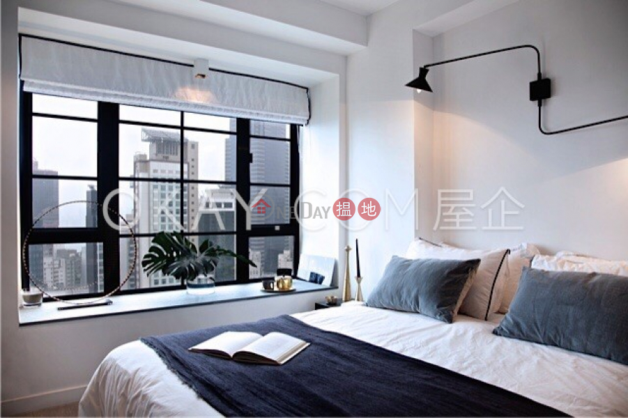 Unique 1 bed on high floor with harbour views & rooftop | Rental, 26 Square Street | Central District Hong Kong, Rental | HK$ 38,000/ month