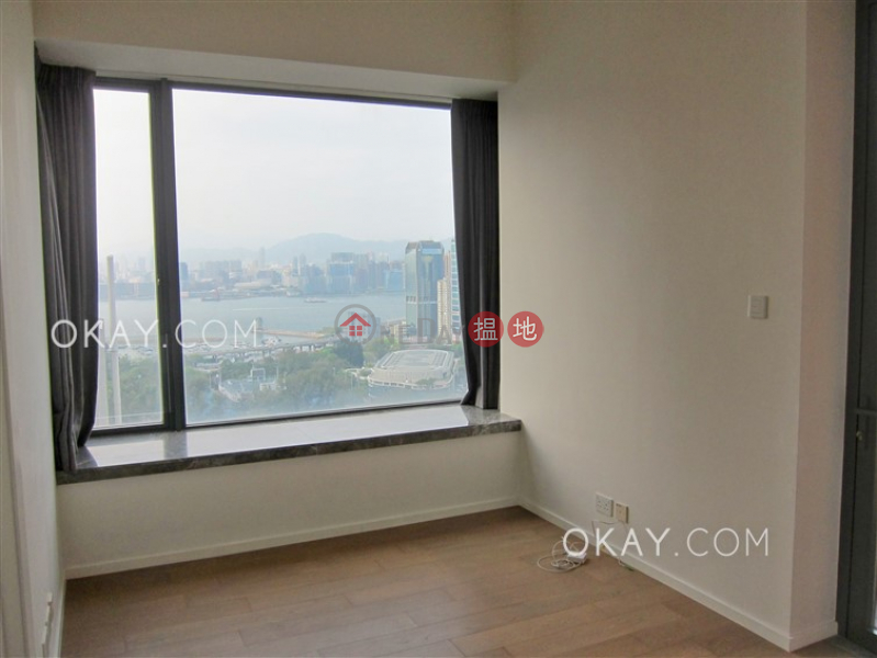 Property Search Hong Kong | OneDay | Residential | Rental Listings | Cozy 1 bed on high floor with harbour views & balcony | Rental