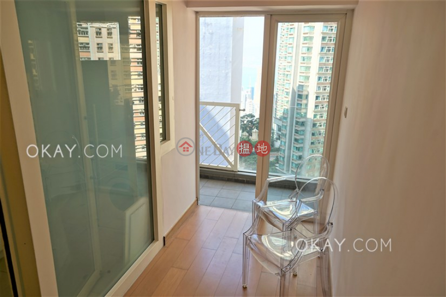 Practical 1 bedroom on high floor with balcony | Rental | The Icon 干德道38號The ICON Rental Listings