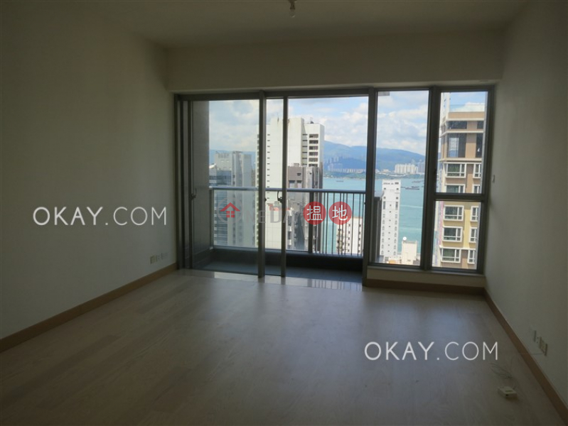 Unique 3 bedroom on high floor with sea views & balcony | Rental | Island Crest Tower 1 縉城峰1座 Rental Listings