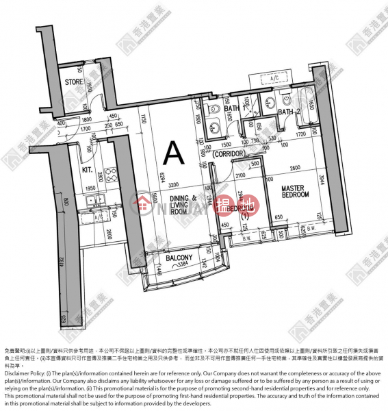 Two bedrooms, one suite, and one study in The Harbourside | The Harbourside Tower 3 君臨天下3座 Sales Listings