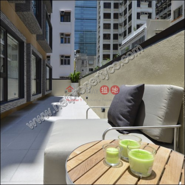 HK$ 42,000/ month 15 St Francis Street | Wan Chai District Apartment for Resident in Wan Chai with a Terrace
