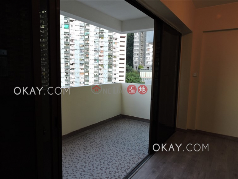 Elegant 2 bedroom with balcony | Rental, Kan Oke House 勤屋 Rental Listings | Wan Chai District (OKAY-R391116)