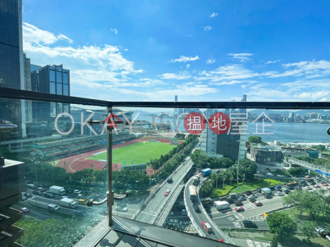 Stylish 1 bedroom with harbour views & balcony | For Sale | The Gloucester 尚匯 _0