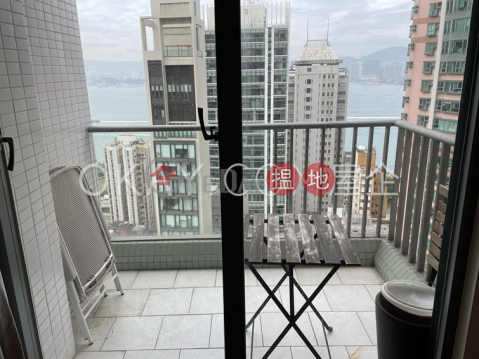 Stylish 2 bed on high floor with harbour views | Rental | One Pacific Heights 盈峰一號 _0