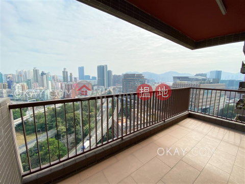 Gorgeous 3 bedroom on high floor with balcony & parking | Rental | Wylie Court 衛理苑 _0