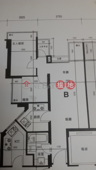 免佣, 2座,高層,向北山景