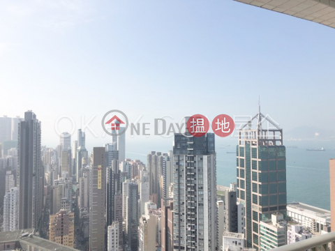 Tasteful 1 bed on high floor with sea views & balcony | For Sale | One Pacific Heights 盈峰一號 _0