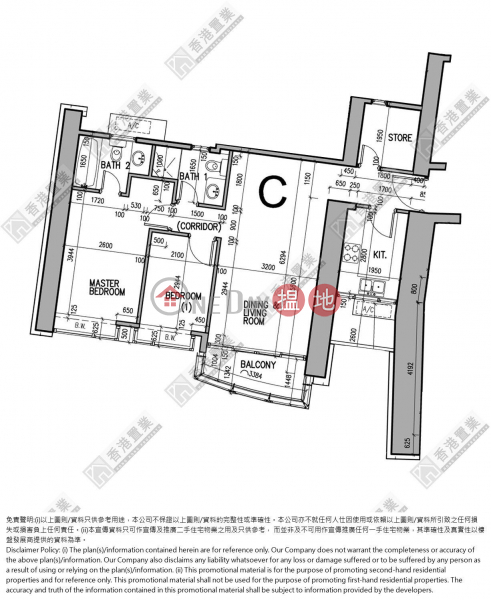 HK$ 26.8M The Harbourside Tower 2 | Yau Tsim Mong | Two bedrooms, one suite, and one study in The Harbourside
