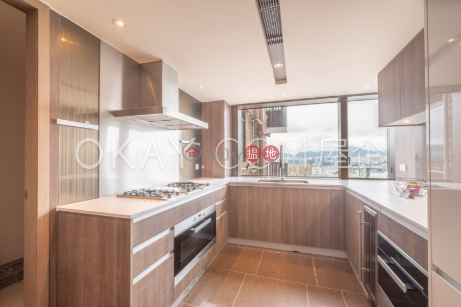 HK$ 52,000/ month | Block 1 New Jade Garden Chai Wan District | Stylish 4 bedroom on high floor with balcony & parking | Rental