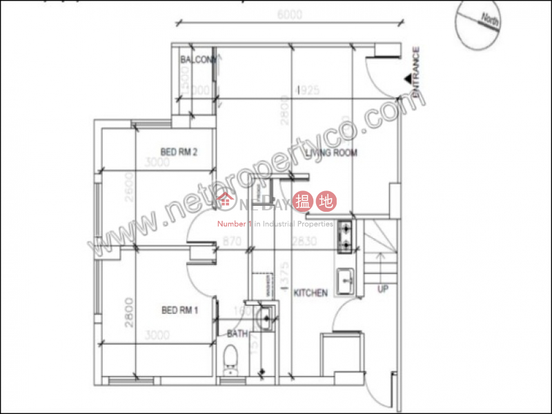 2 bedrooms apartment for Rent.