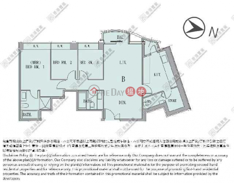 3房1套 連露台開揚景|油尖旺The Austin 3座(The Austin Tower 3)出售樓盤 (A4316654)