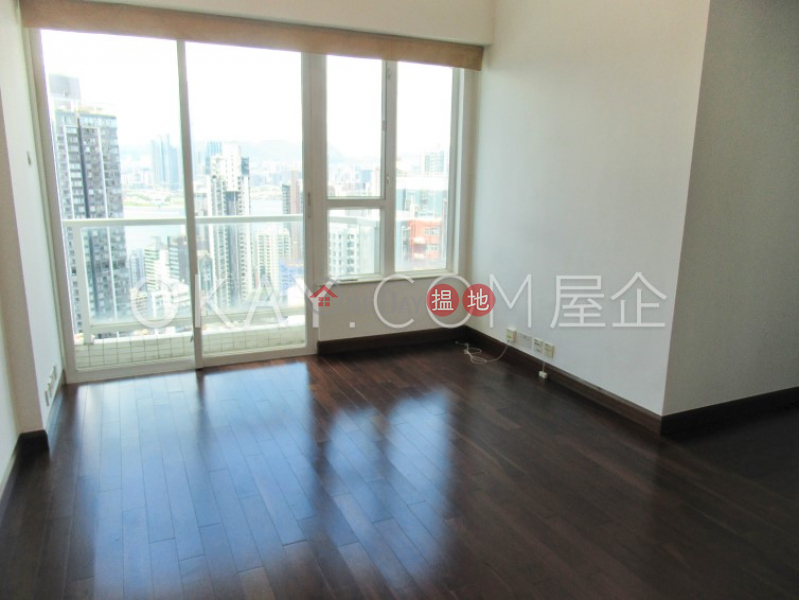 Property Search Hong Kong | OneDay | Residential | Rental Listings | Gorgeous 3 bed on high floor with sea views & balcony | Rental