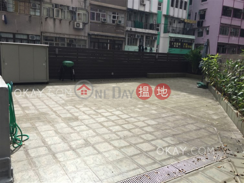 Tasteful 1 bedroom with terrace | Rental, Fully Building 富利大廈 | Wan Chai District (OKAY-R317228)_0