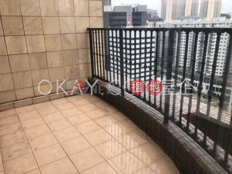 Lovely 3 bedroom on high floor with terrace & balcony | Rental | Parc Regal 賀龍居 _0
