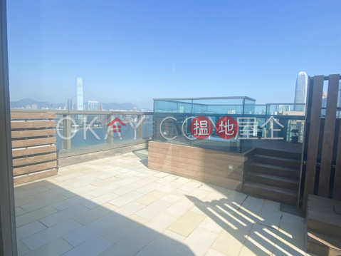 Unique 3 bedroom on high floor with sea views & rooftop | For Sale | SOHO 189 西浦 _0