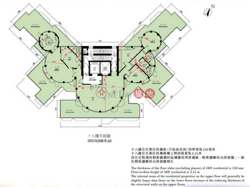 油柑頭4房豪宅筍盤出租|住宅單位8寶豐台 | 荃灣香港-出租HK$ 65,000/ 月