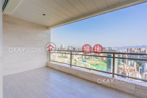 Efficient 4 bed on high floor with balcony & parking | Rental | Evergreen Villa 松柏新邨 _0