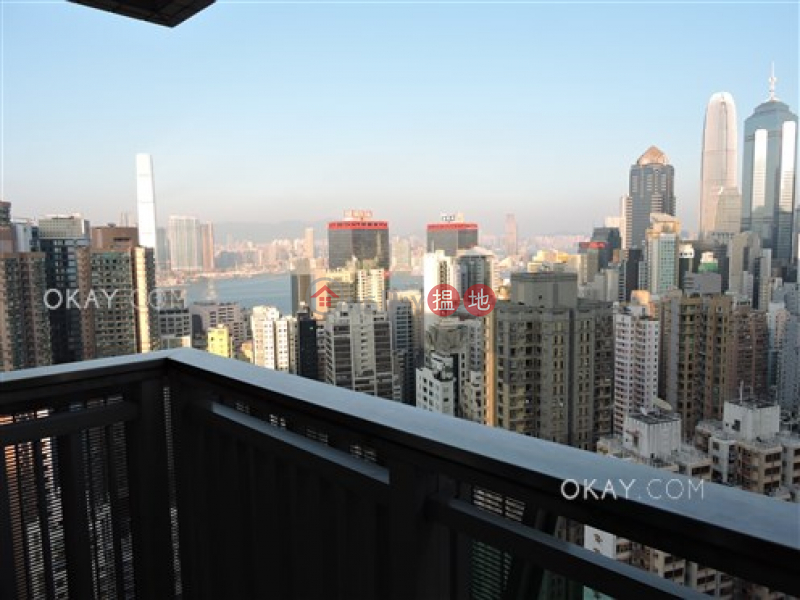 Property Search Hong Kong | OneDay | Residential | Rental Listings | Lovely 2 bed on high floor with harbour views & balcony | Rental