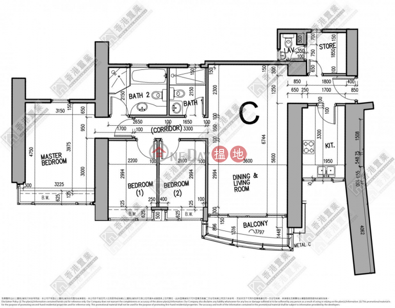 The Harbourside Tower 3, Middle, 25C Unit, Residential Sales Listings | HK$ 36M