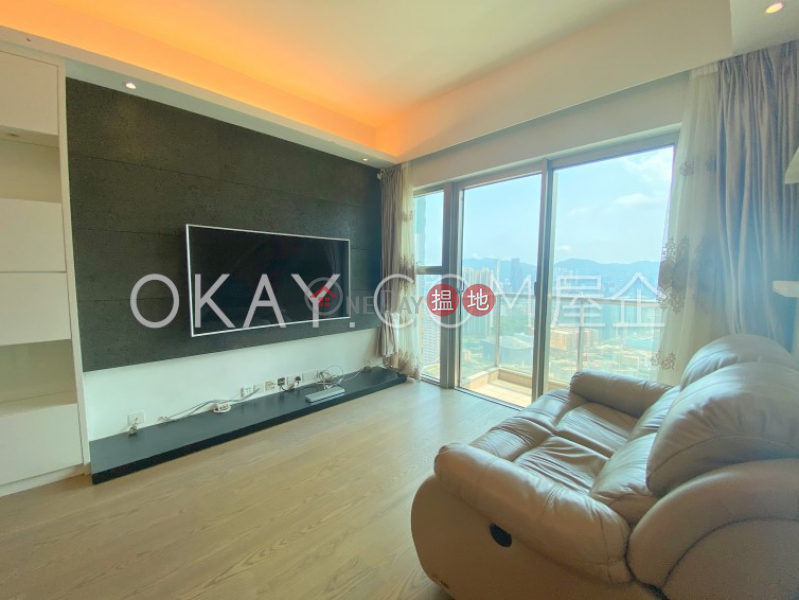 Stylish 2 bed on high floor with sea views & balcony | Rental, 1 Austin Road West | Yau Tsim Mong Hong Kong, Rental HK$ 45,000/ month
