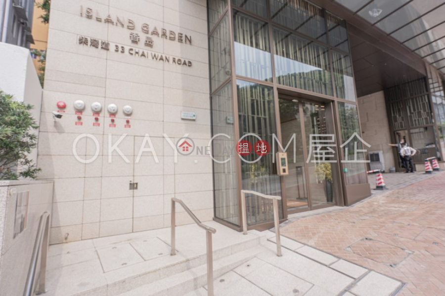 Elegant 2 bedroom with balcony | For Sale | Island Garden Tower 2 香島2座 Sales Listings