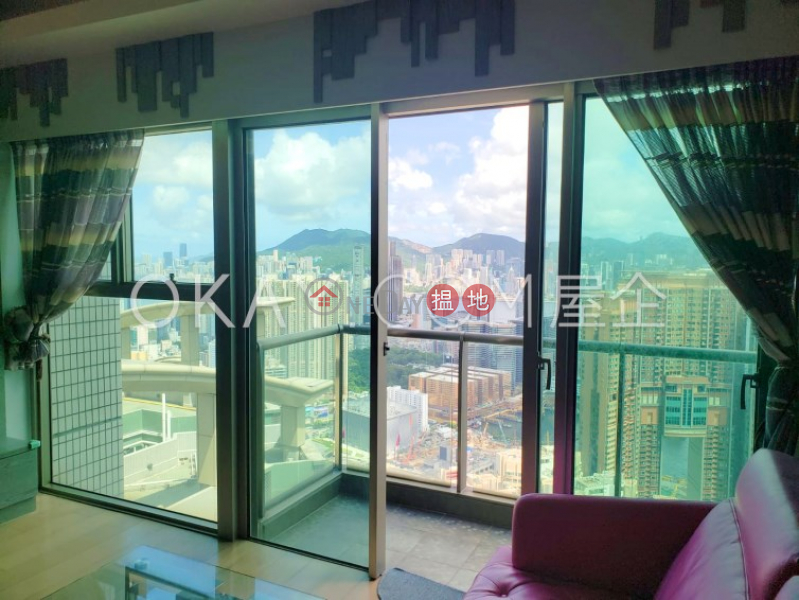 Elegant 3 bedroom on high floor with balcony | Rental | Sorrento Phase 2 Block 1 擎天半島2期1座 Rental Listings