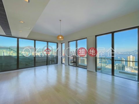 Unique 4 bed on high floor with harbour views & rooftop | Rental | Celestial Heights Phase 1 半山壹號 一期 _0