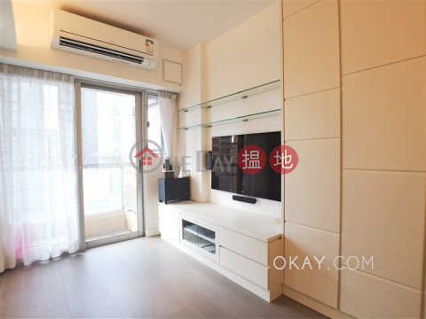 Cozy 1 bedroom on high floor with balcony | For Sale | Grand Villa 君悅華庭 _0